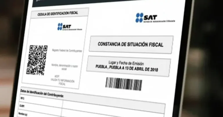 Cómo descargar tu Constancia de Situación Fiscal del SAT